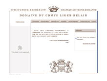 Tablet Screenshot of liger-belair.fr